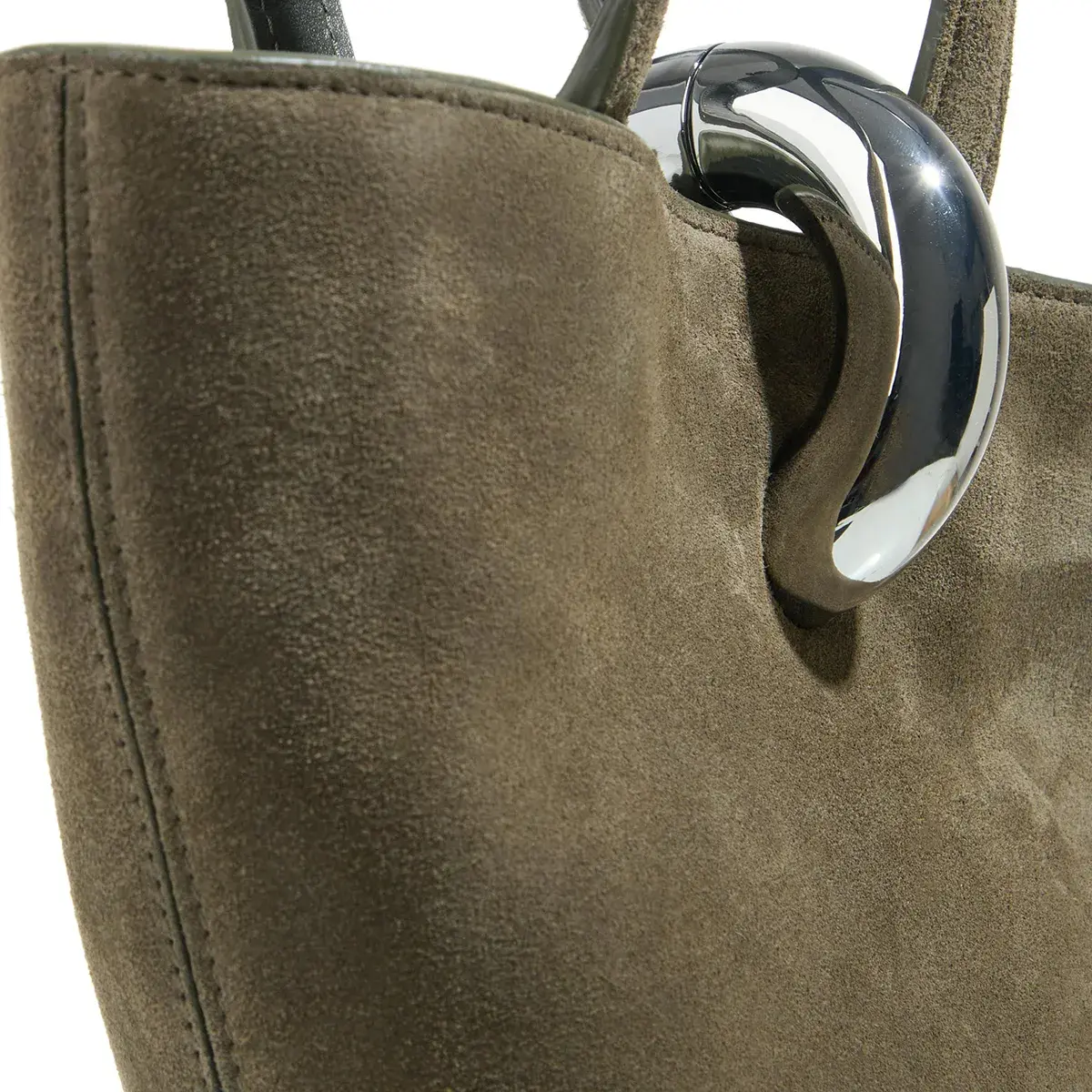 Le Petit Bambola Wildleder-Henkeltasche