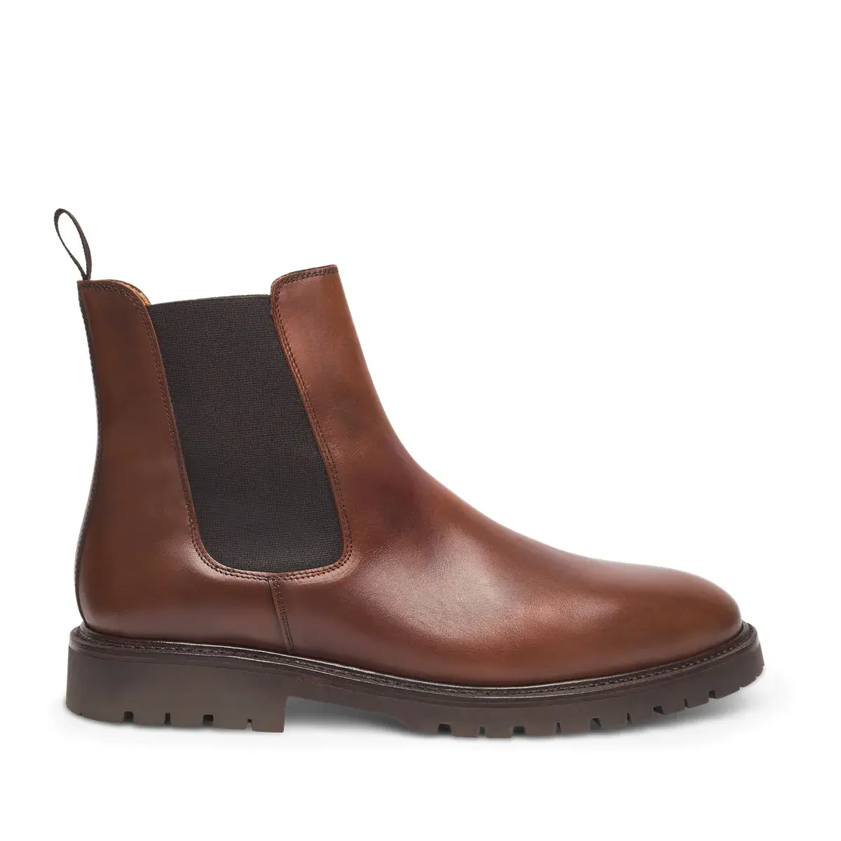 Klassische braune Chelsea Boots aus Leder