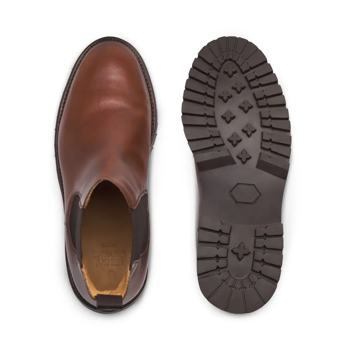 Klassische braune Chelsea Boots aus Leder