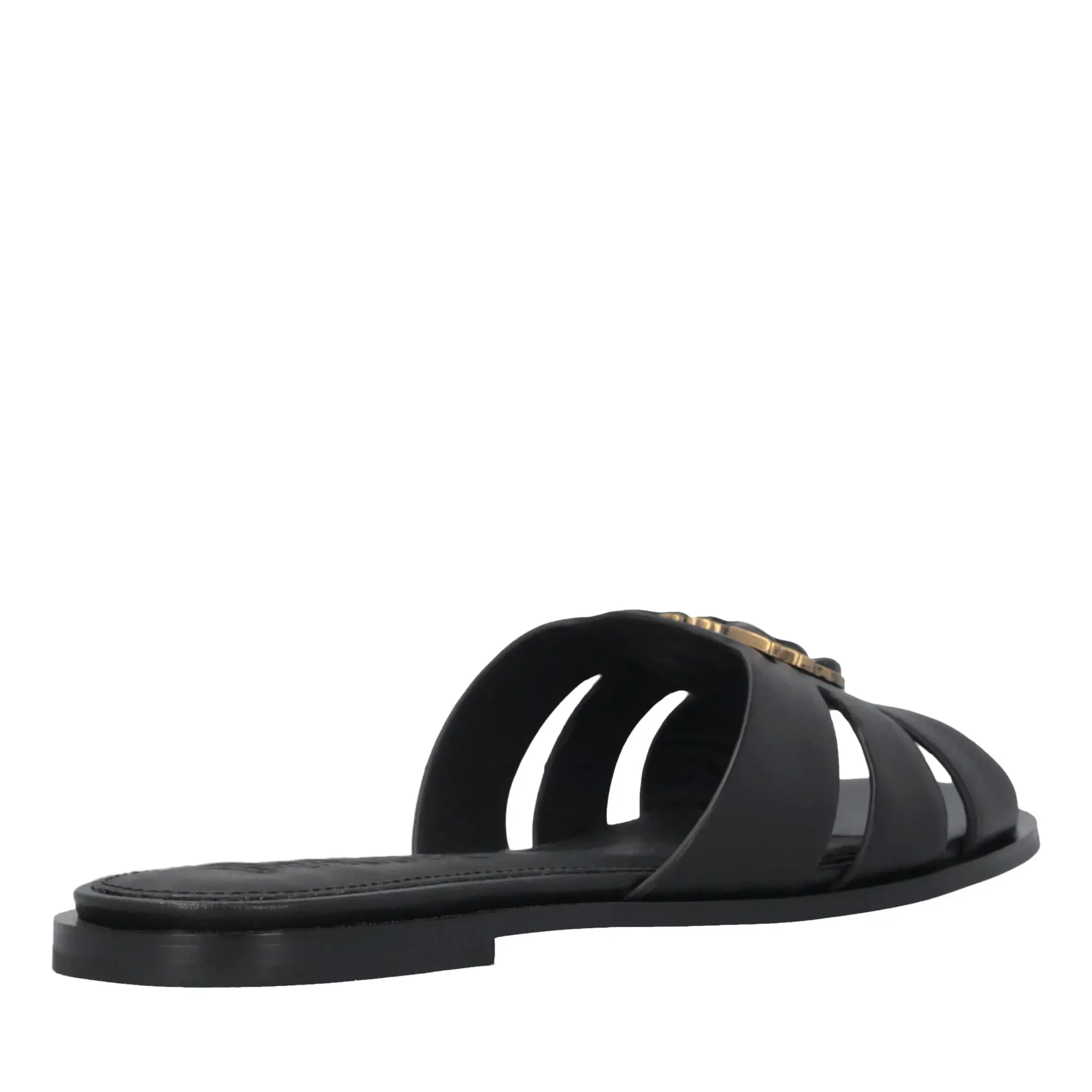 Elegante Cage Pantolette aus Leder