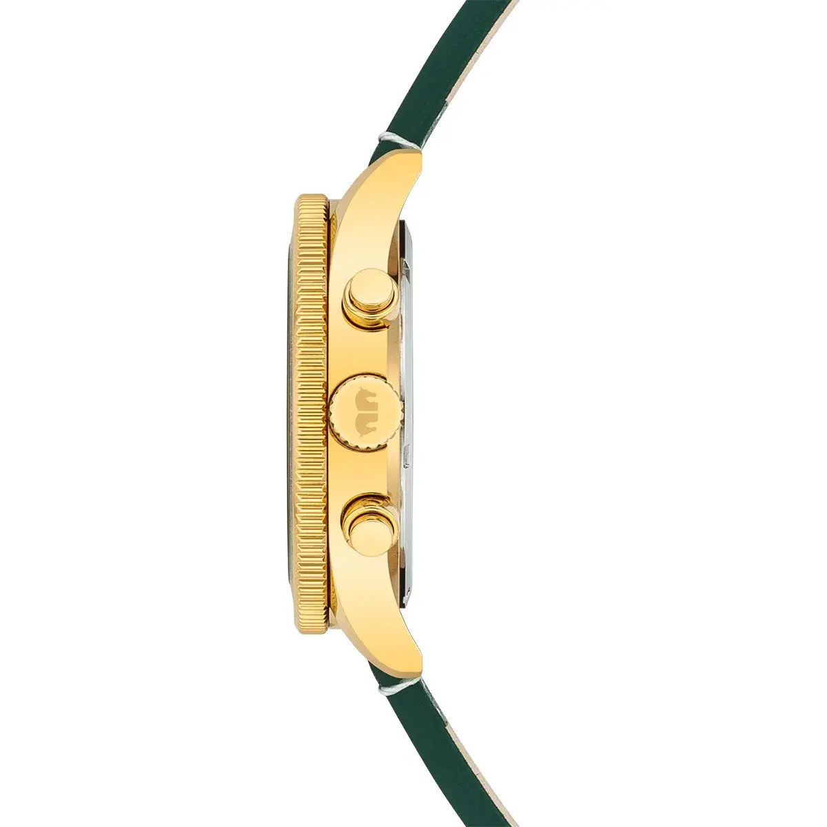 Klassische grüne Chronograph Lederuhr