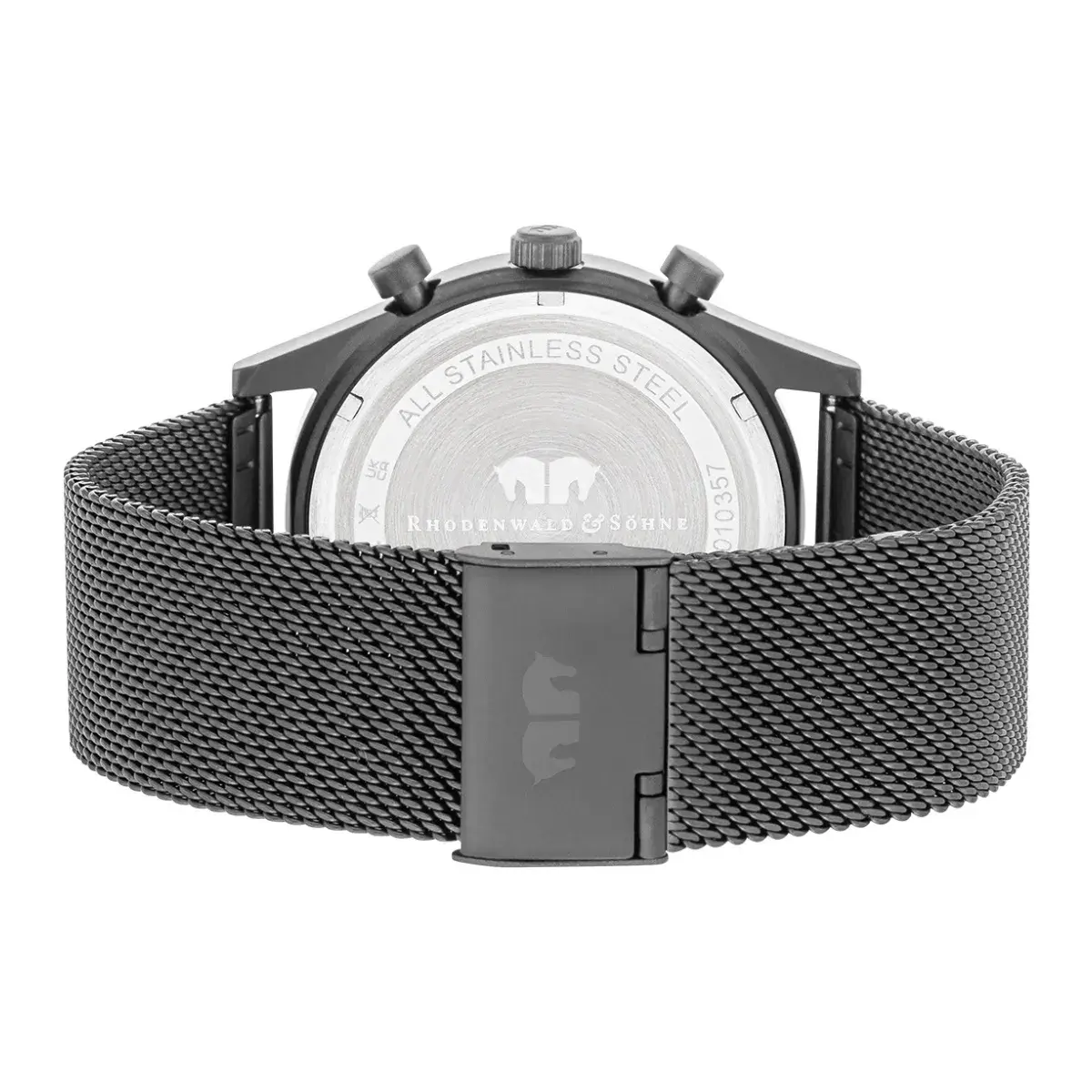 Herren-Chronographenuhr aus Edelstahl