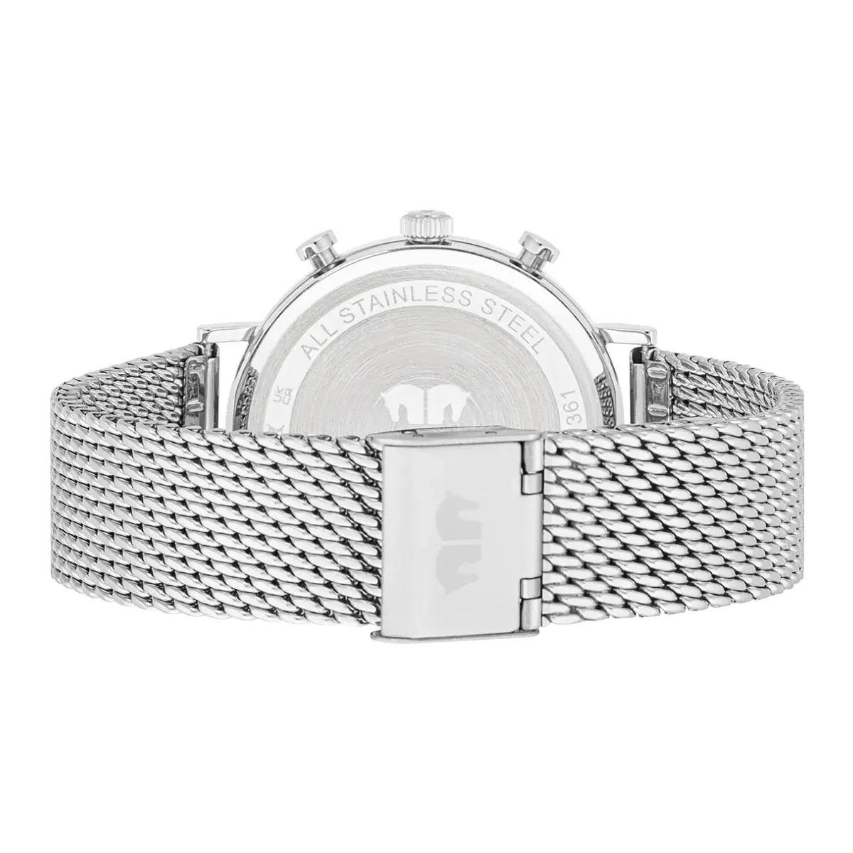 Herren Chronograph Uhr mit Milanaise-Armband