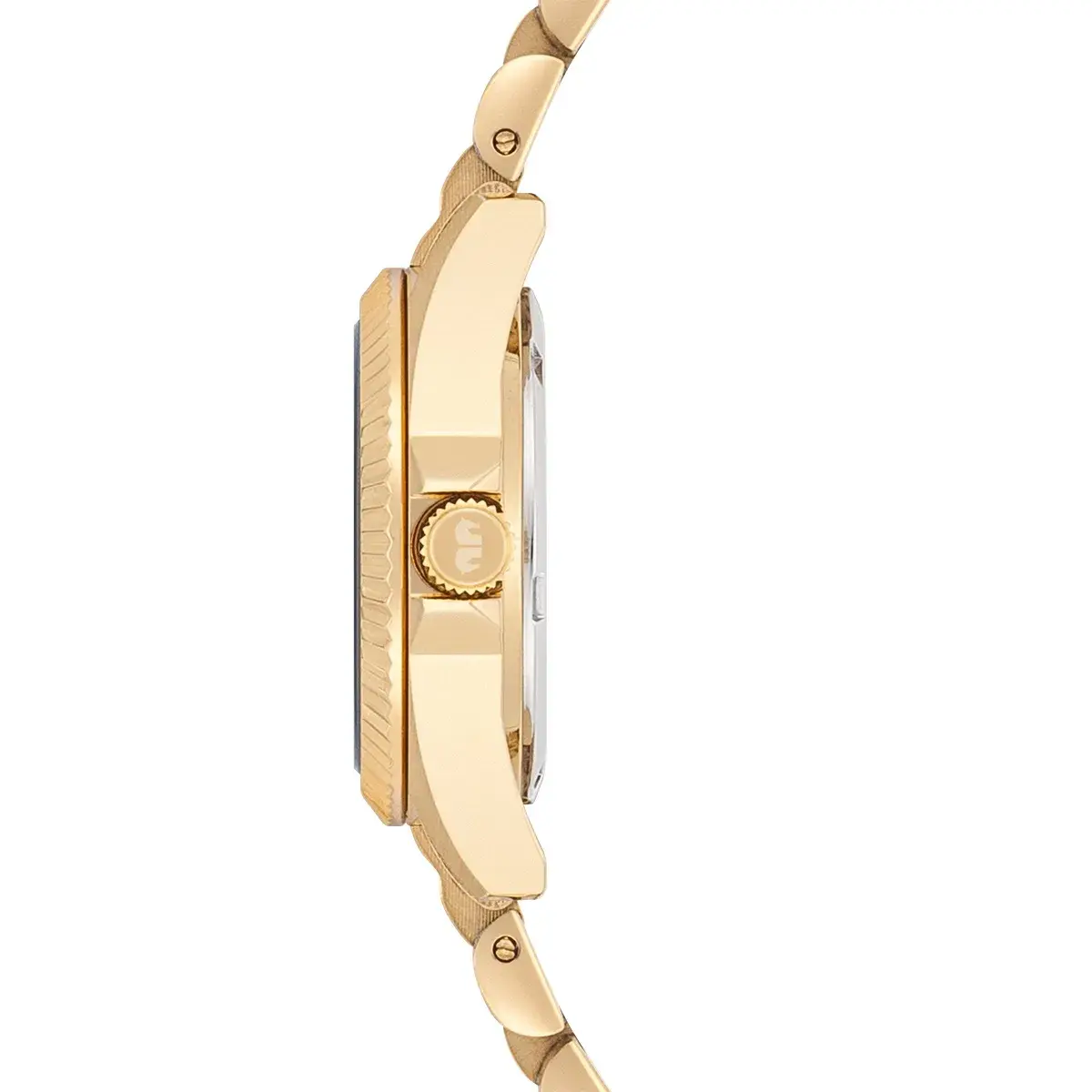 Elegante goldfarbene Damen Armbanduhr