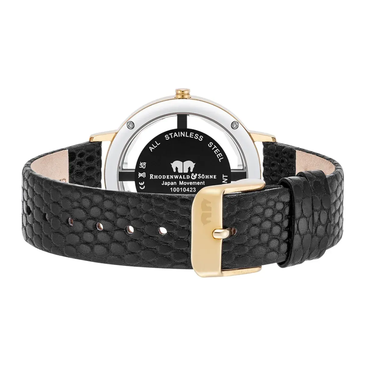 Elegante goldfarbene Damenuhr