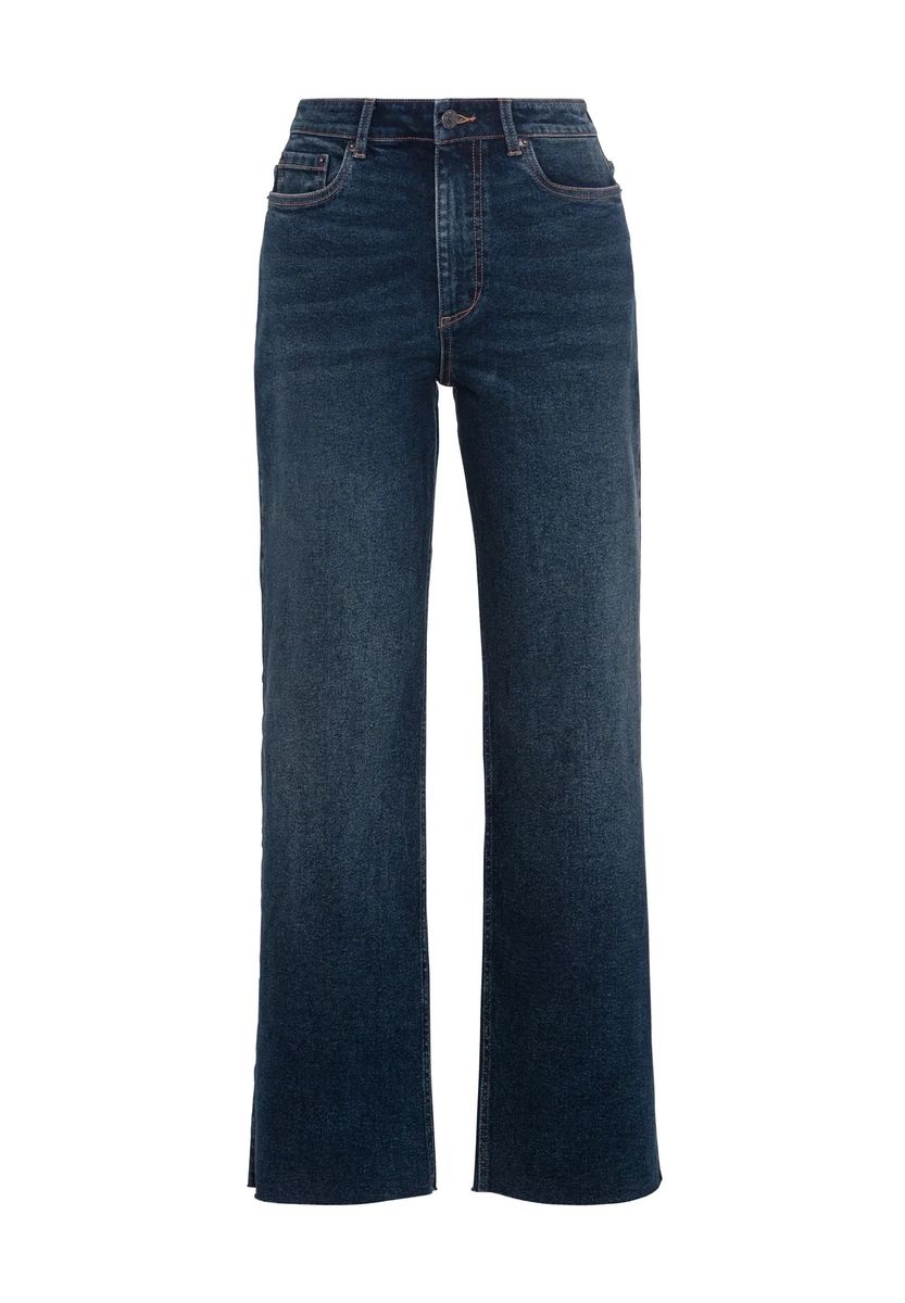 Damen Jeans mit geradem Bein in heller Waschung