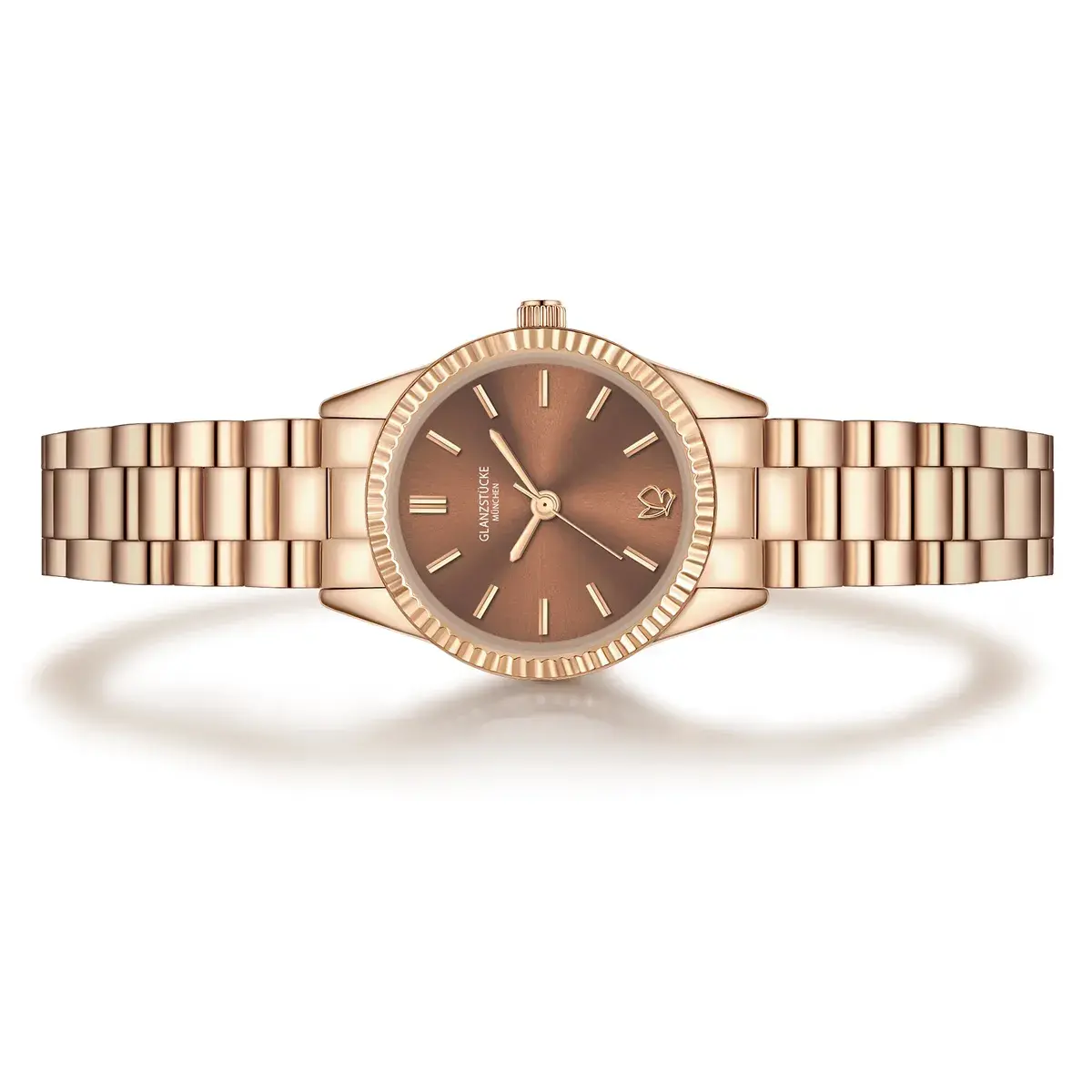 Elegante Damenuhr in Roségold