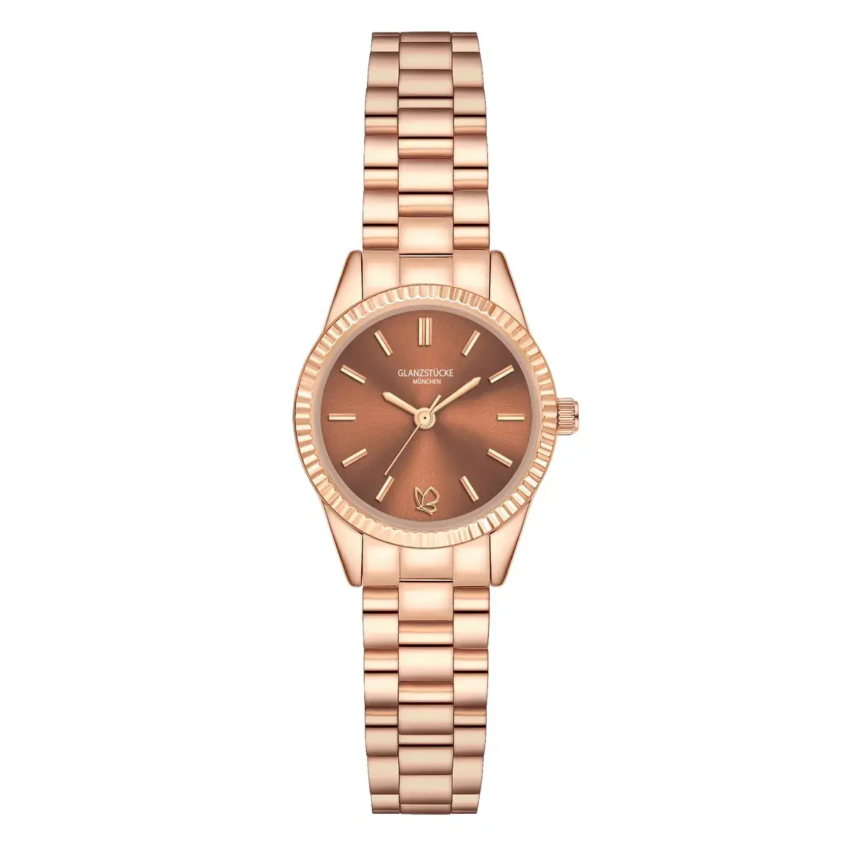 Elegante Damenuhr in Roségold