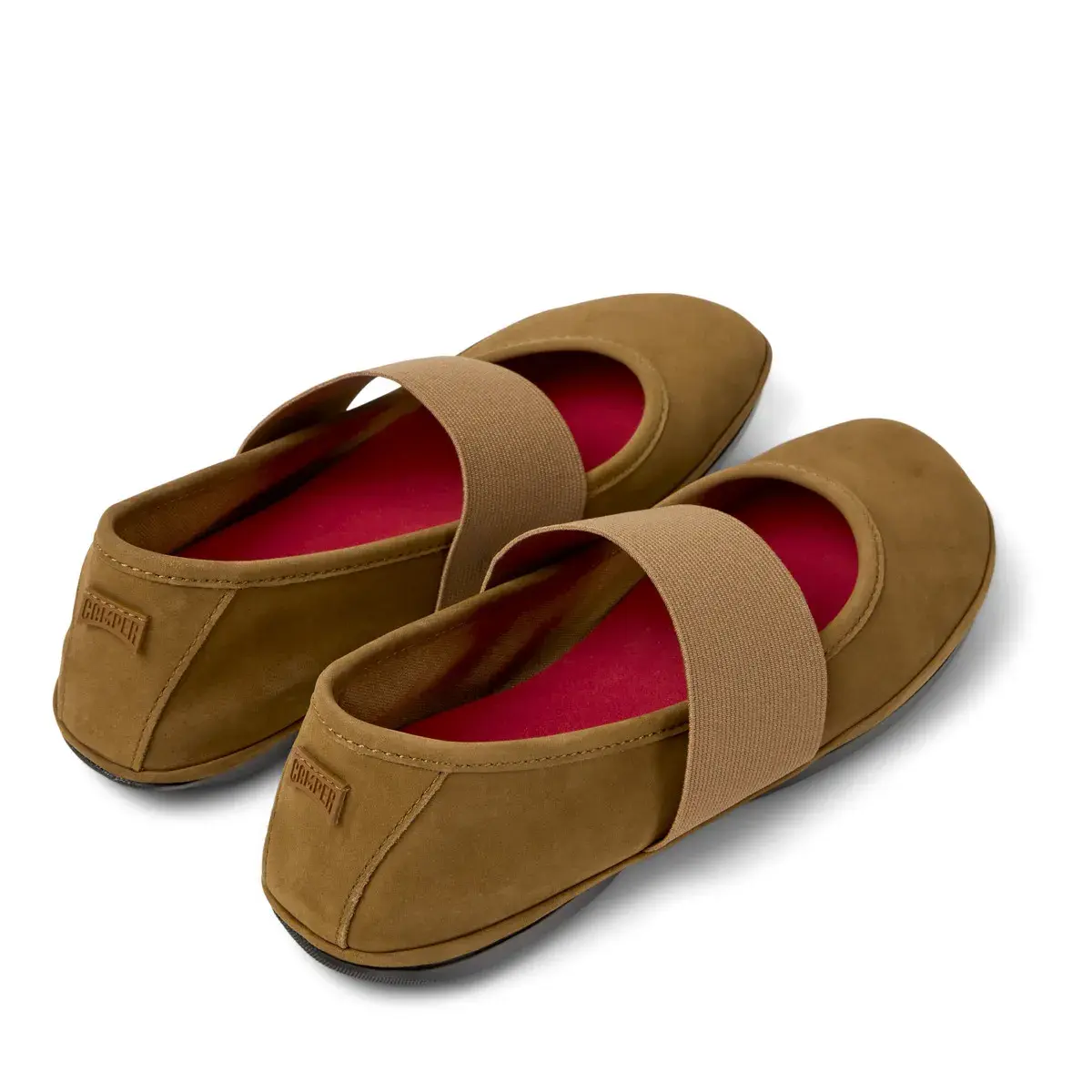 Minimalistische Mary Jane Ballerinas aus Leder