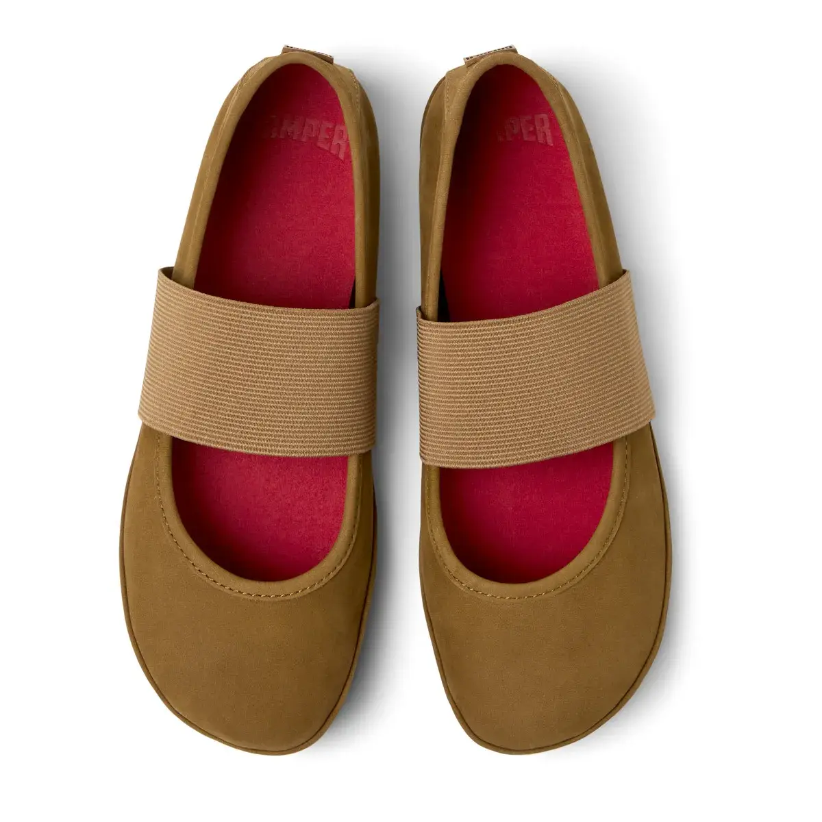 Minimalistische Mary Jane Ballerinas aus Leder