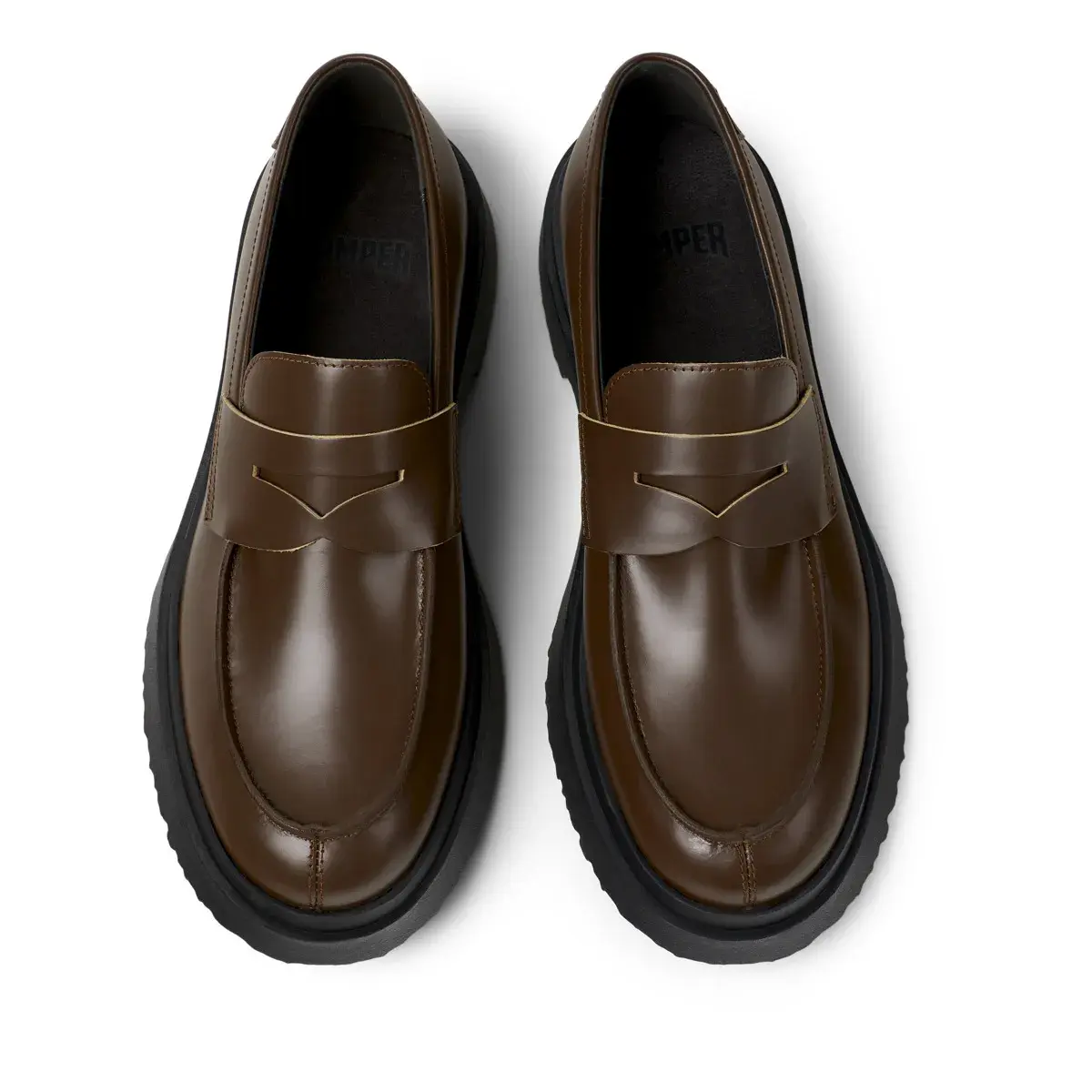 Klassischer Penny Loafer mit klobiger Sohle