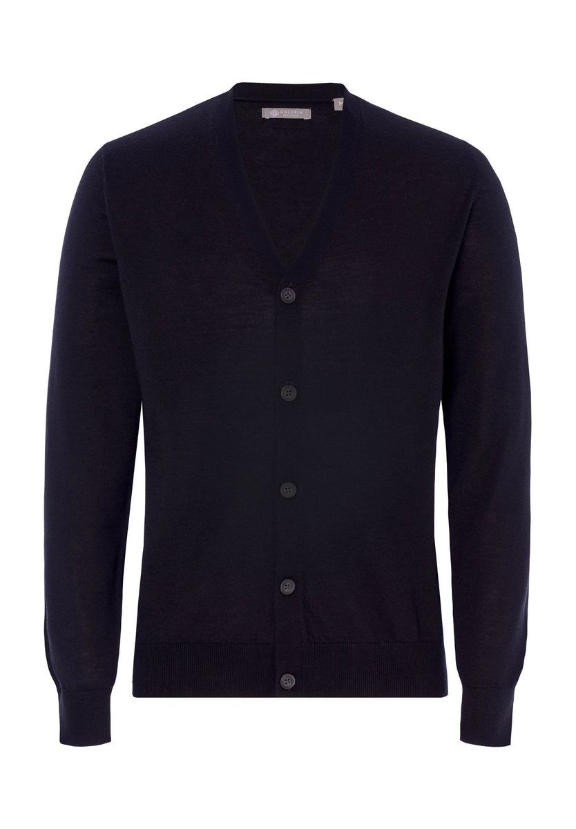 Herren Strickjacke mit klassischer Passform