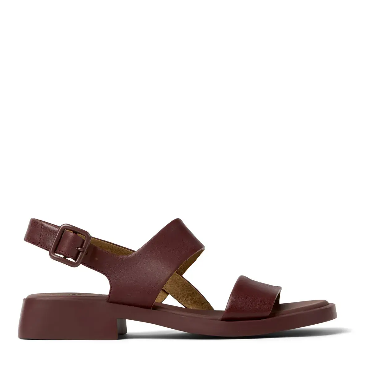 Leder Sandaletten mit Blockabsatz