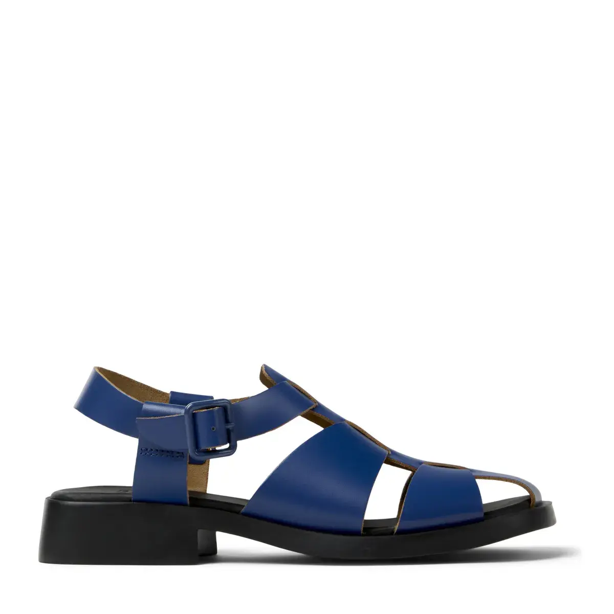 Blaue Fischer-Sandalen aus Leder