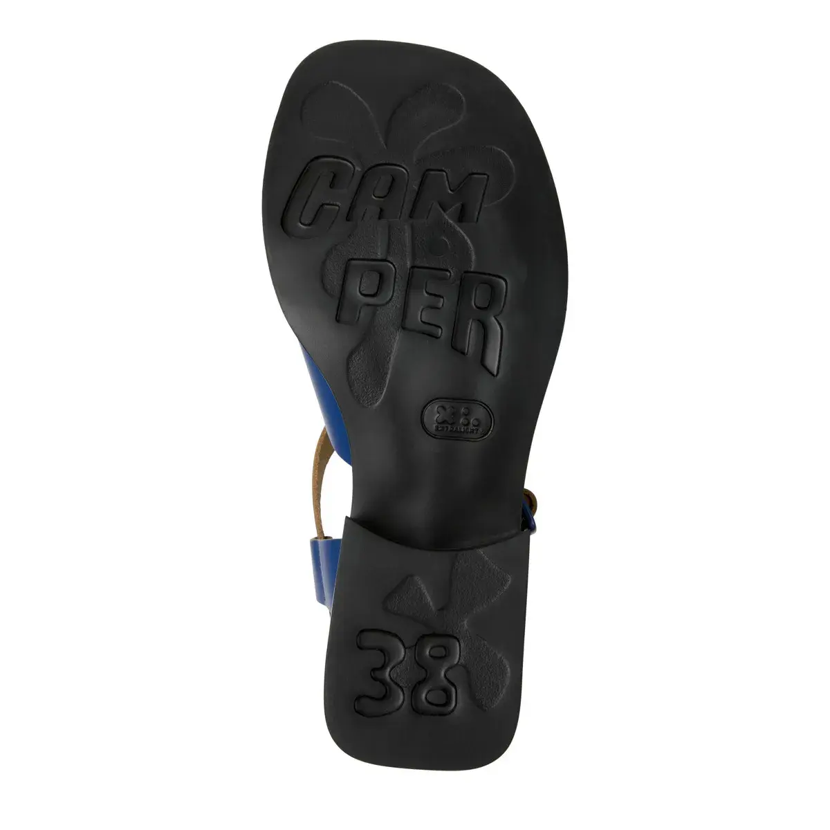 Blaue Fischer-Sandalen aus Leder