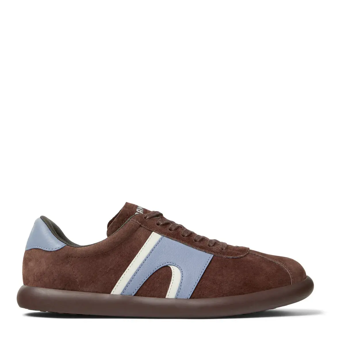 Wildleder-Sneaker mit Akzenten