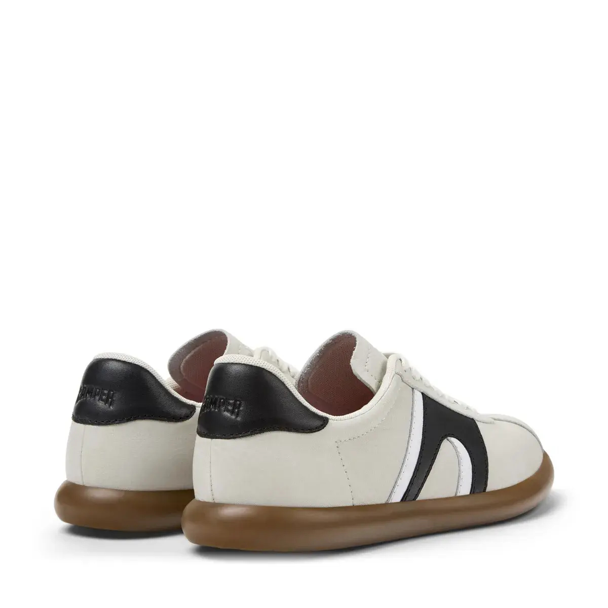 Retro-inspirierter Leder Low-Top Sneaker