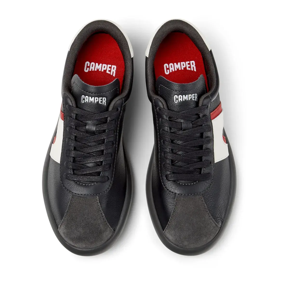 Retro-inspirierte Leder-Sneakers