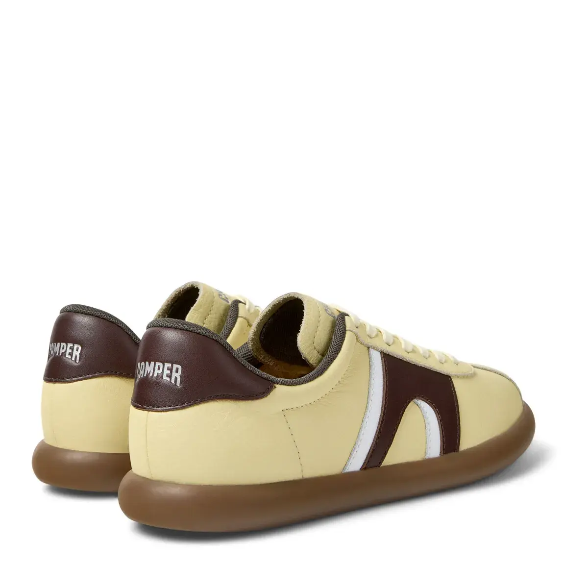 Retro-inspirierter Low-Top Leder Sneaker