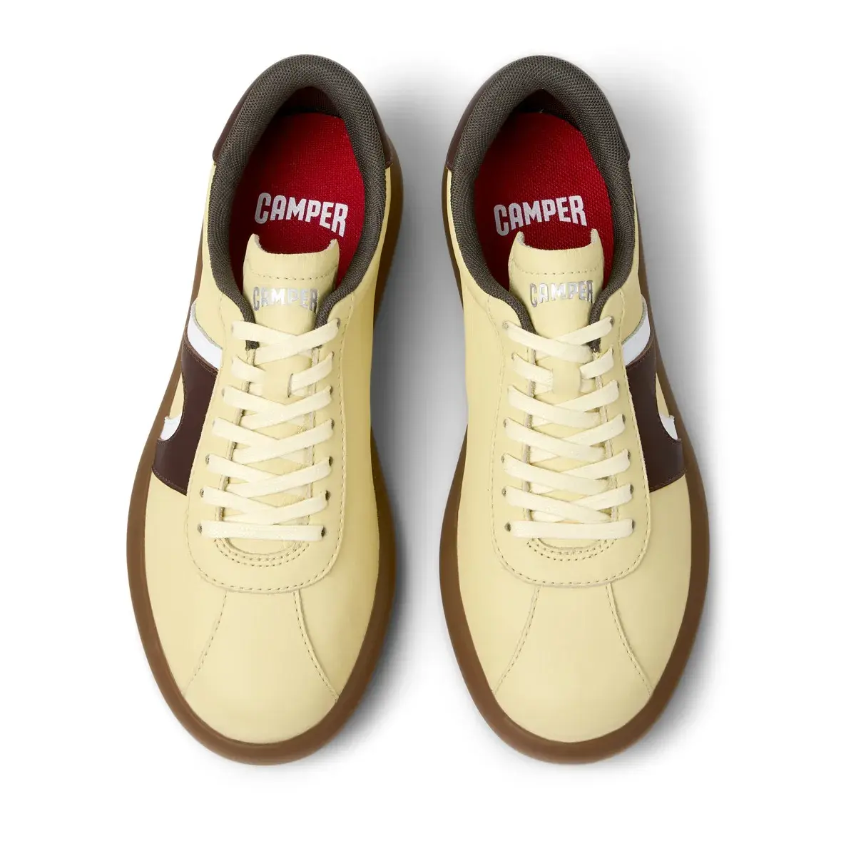Retro-inspirierter Low-Top Leder Sneaker