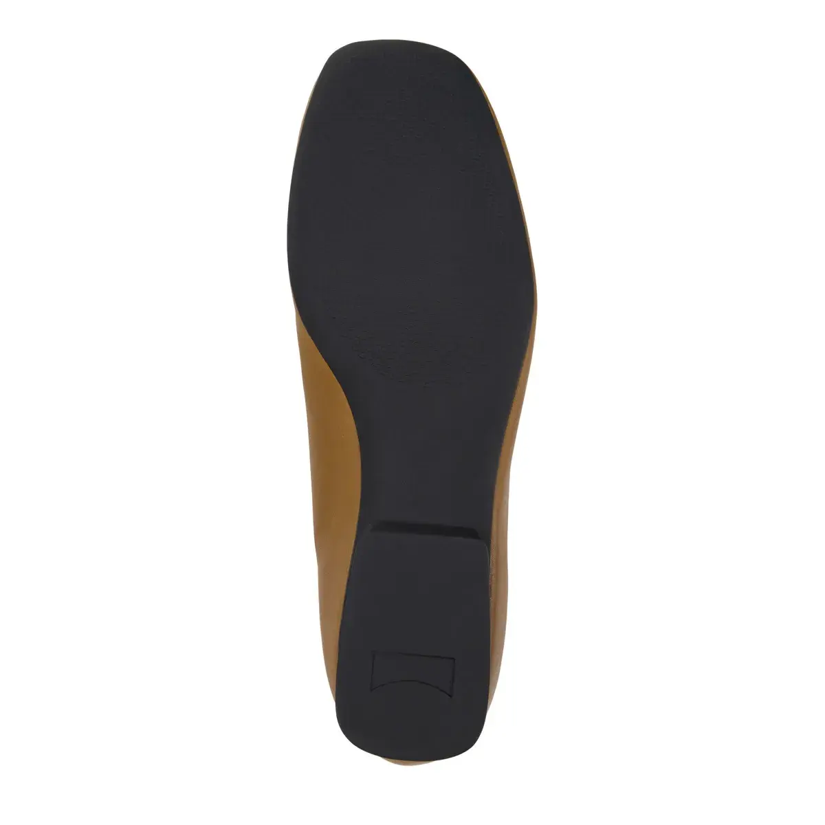 Moderne V-Ausschnitt Leder Ballerinas