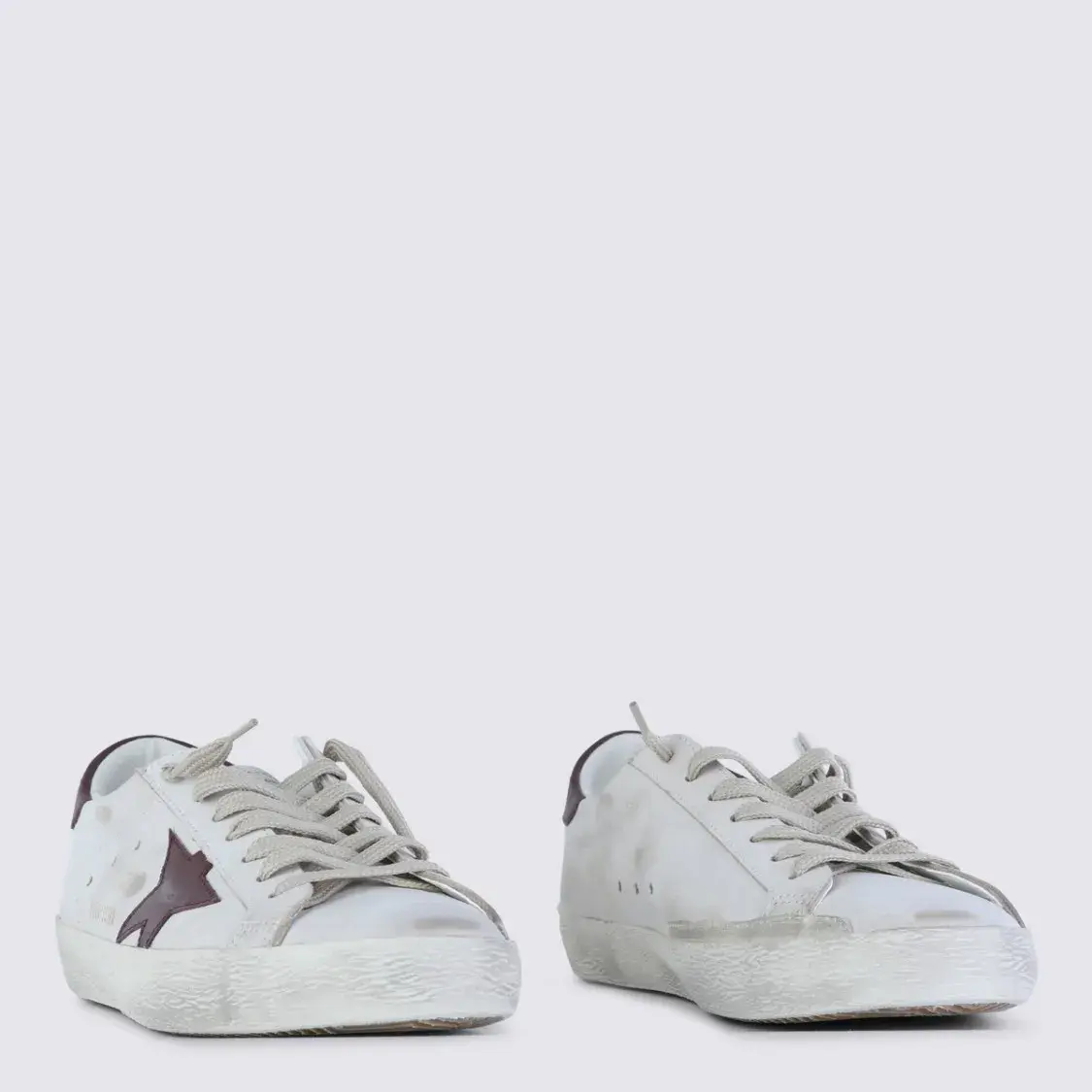 Distressed Leder Low-Top Star Sneaker