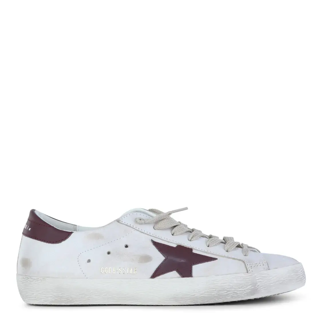 Distressed Leder Low-Top Star Sneaker