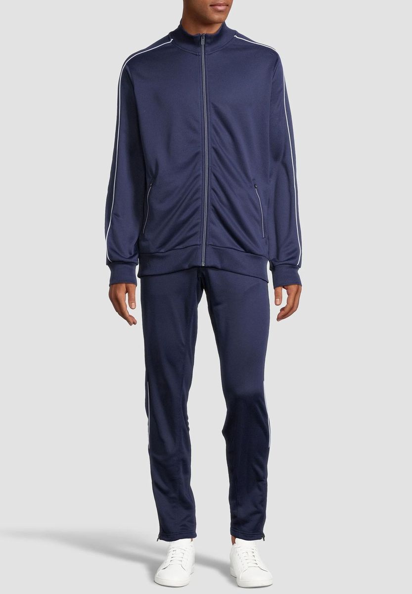 Sportlicher Herren-Trainingsanzug mit Paspelierung