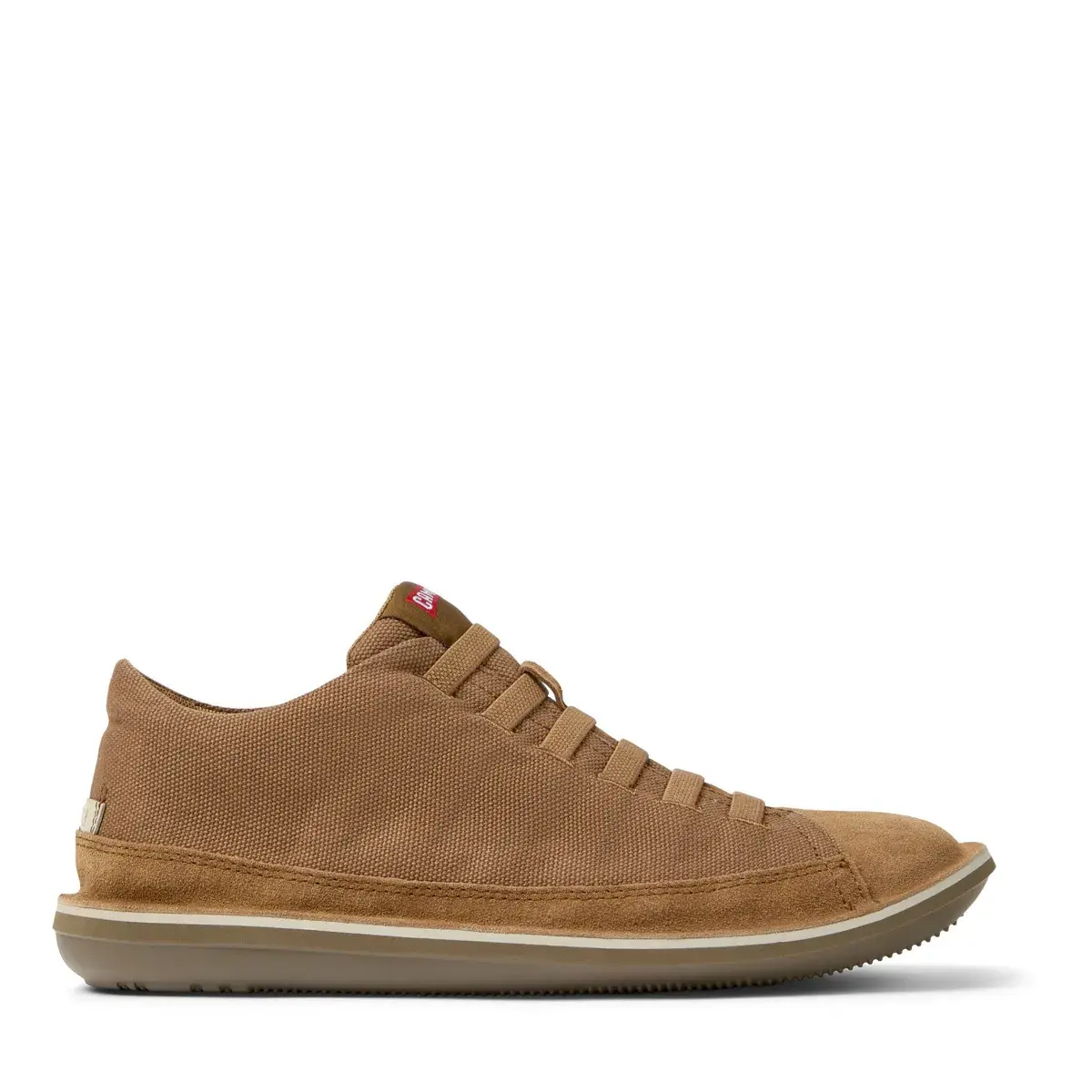 Canvas Low-Top Sneaker mit elastischen Schnüren