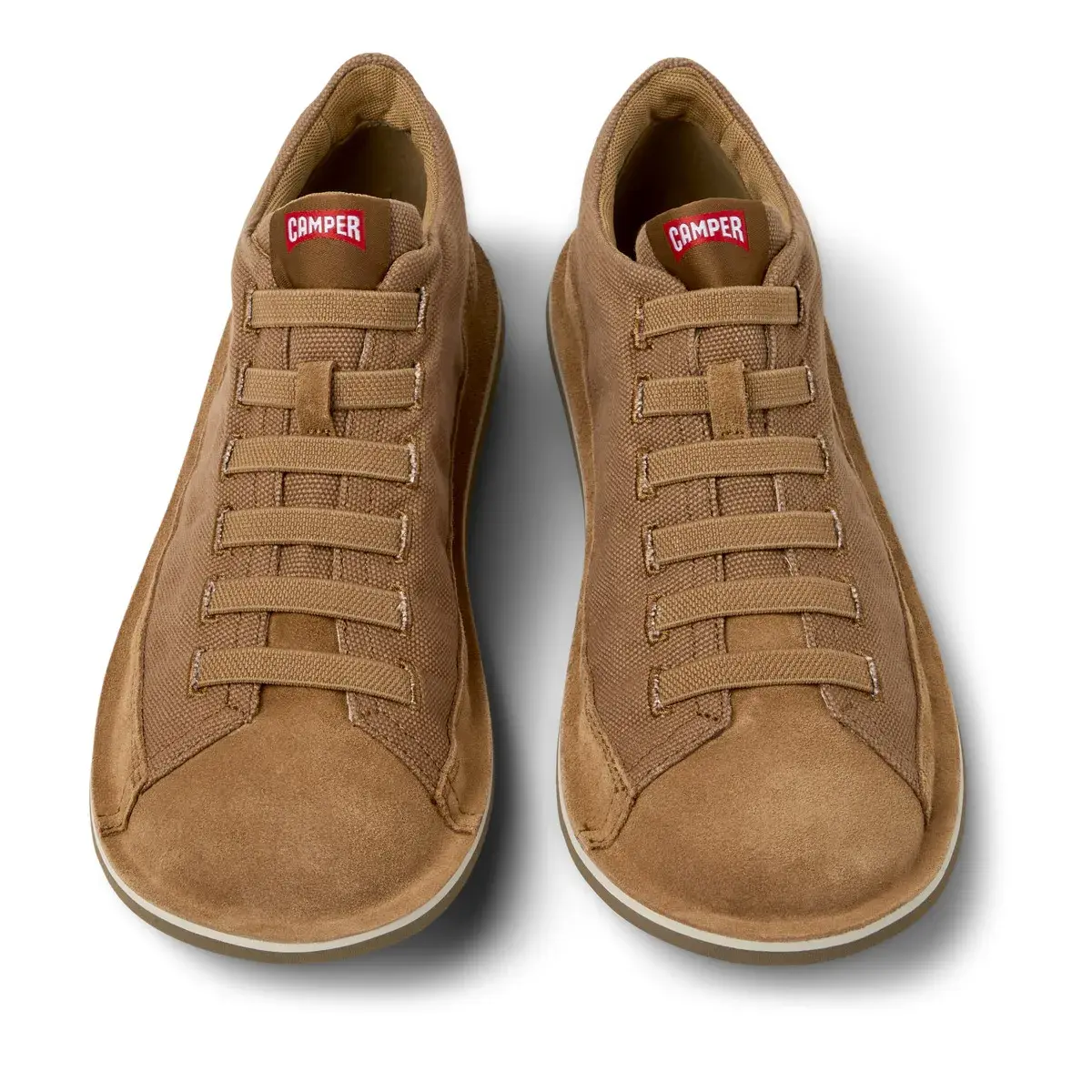 Canvas Low-Top Sneaker mit elastischen Schnüren