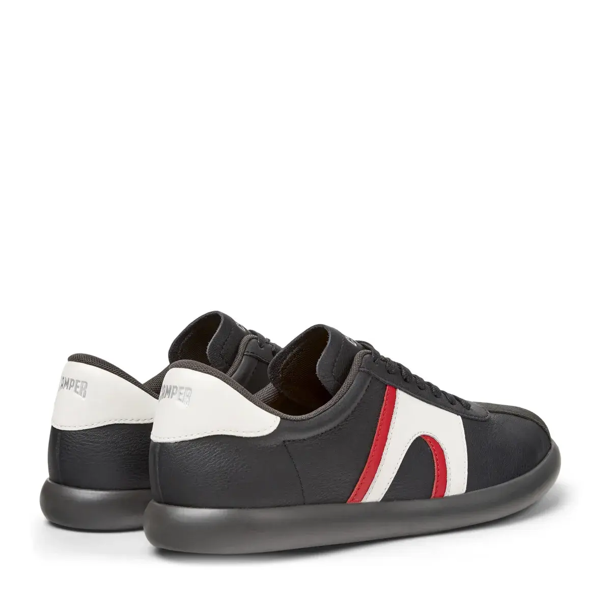 Retro-inspirierter Leder Low-Top Sneaker