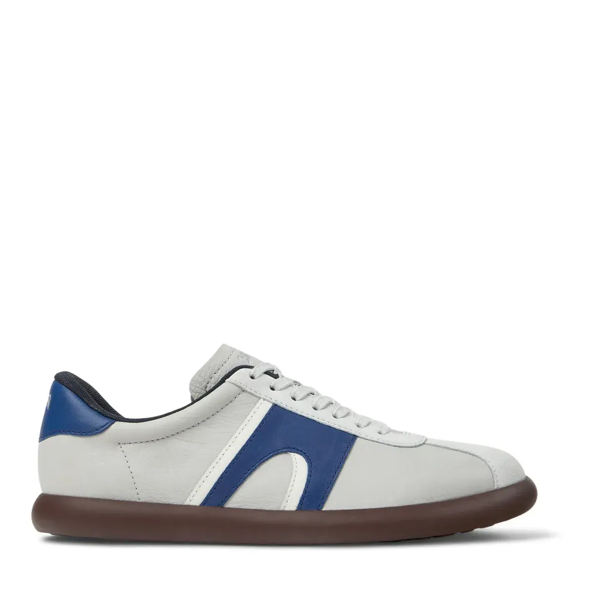 Retro-Leder-Sneakers mit niedrigem Schaft