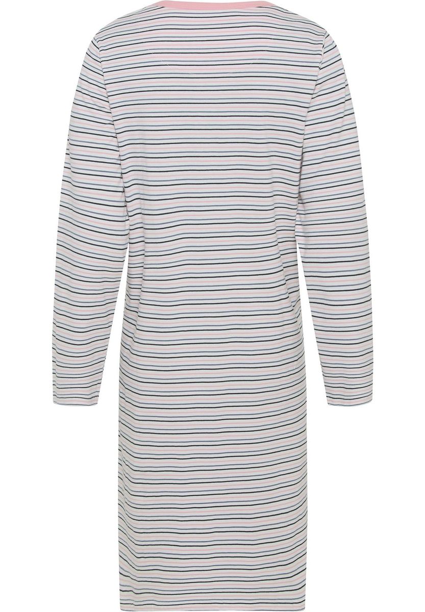 Gestreiftes Langarm-Nachthemd