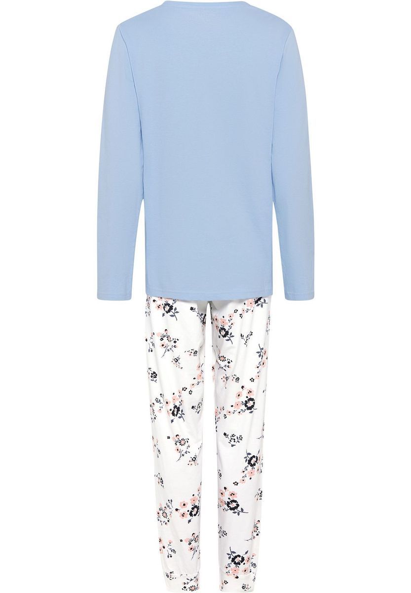 Entspannendes Schlafanzug-Set mit Blumenmuster
