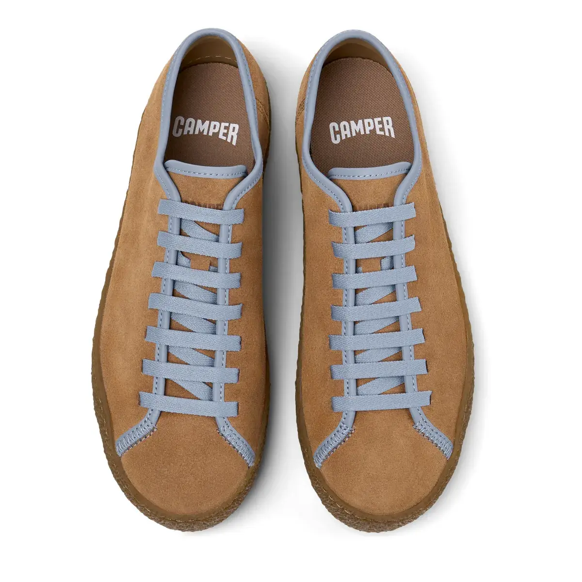 Wildleder-Sneaker mit niedrigem Schaft