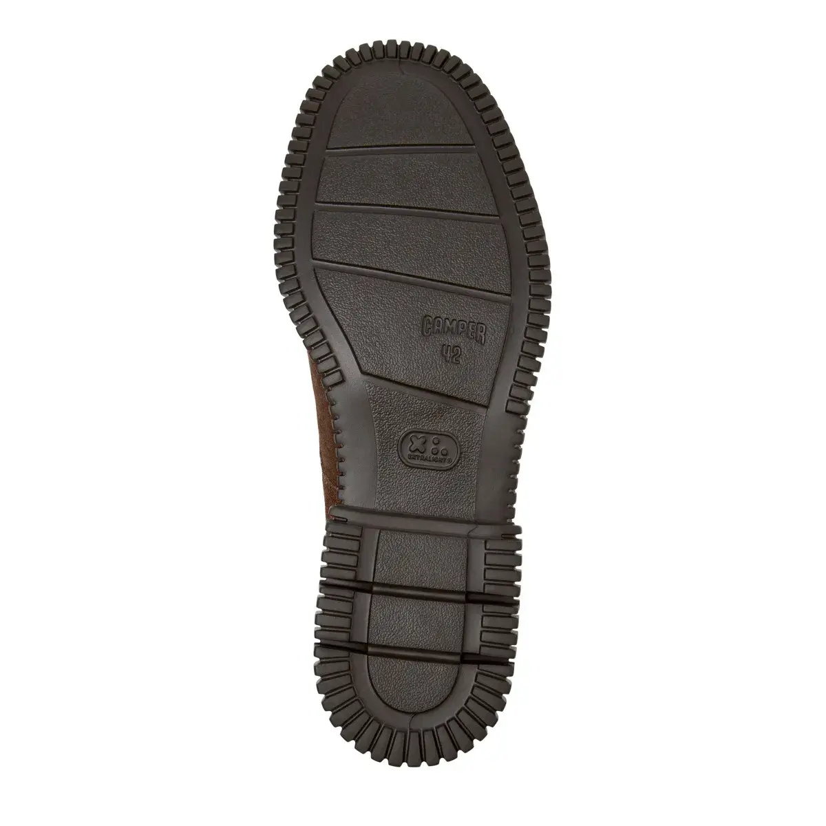 Braune Derby Schuhe aus Wildleder