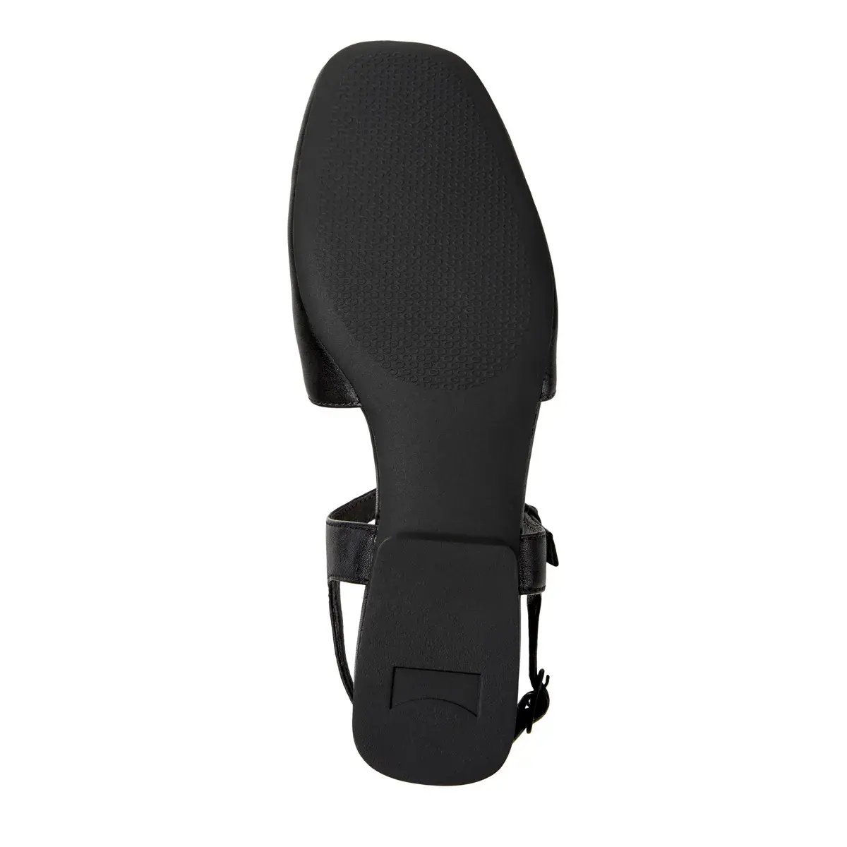 Schwarze Mary Jane Sandalen aus Leder für Damen