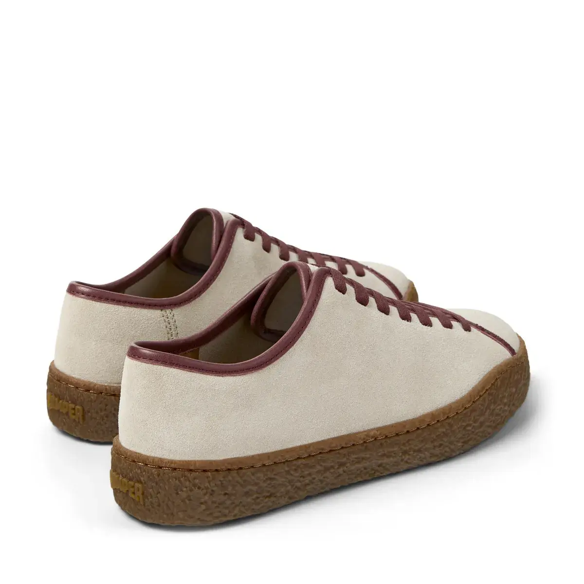Peu Terreno Beige Wildleder-Sneakers