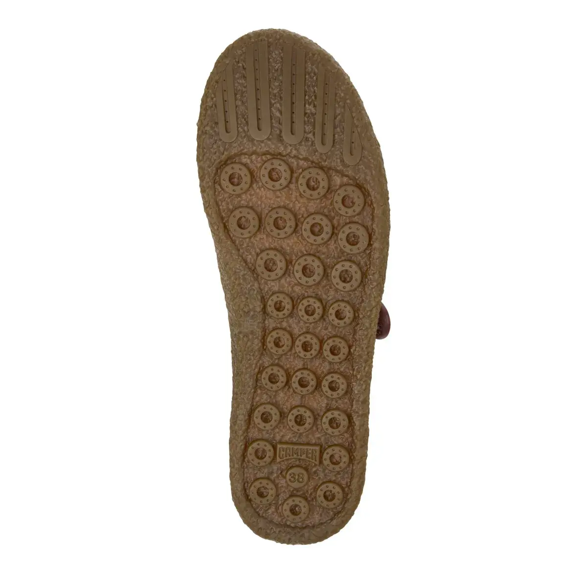 Beige Wildleder Mary Jane Ballerinas