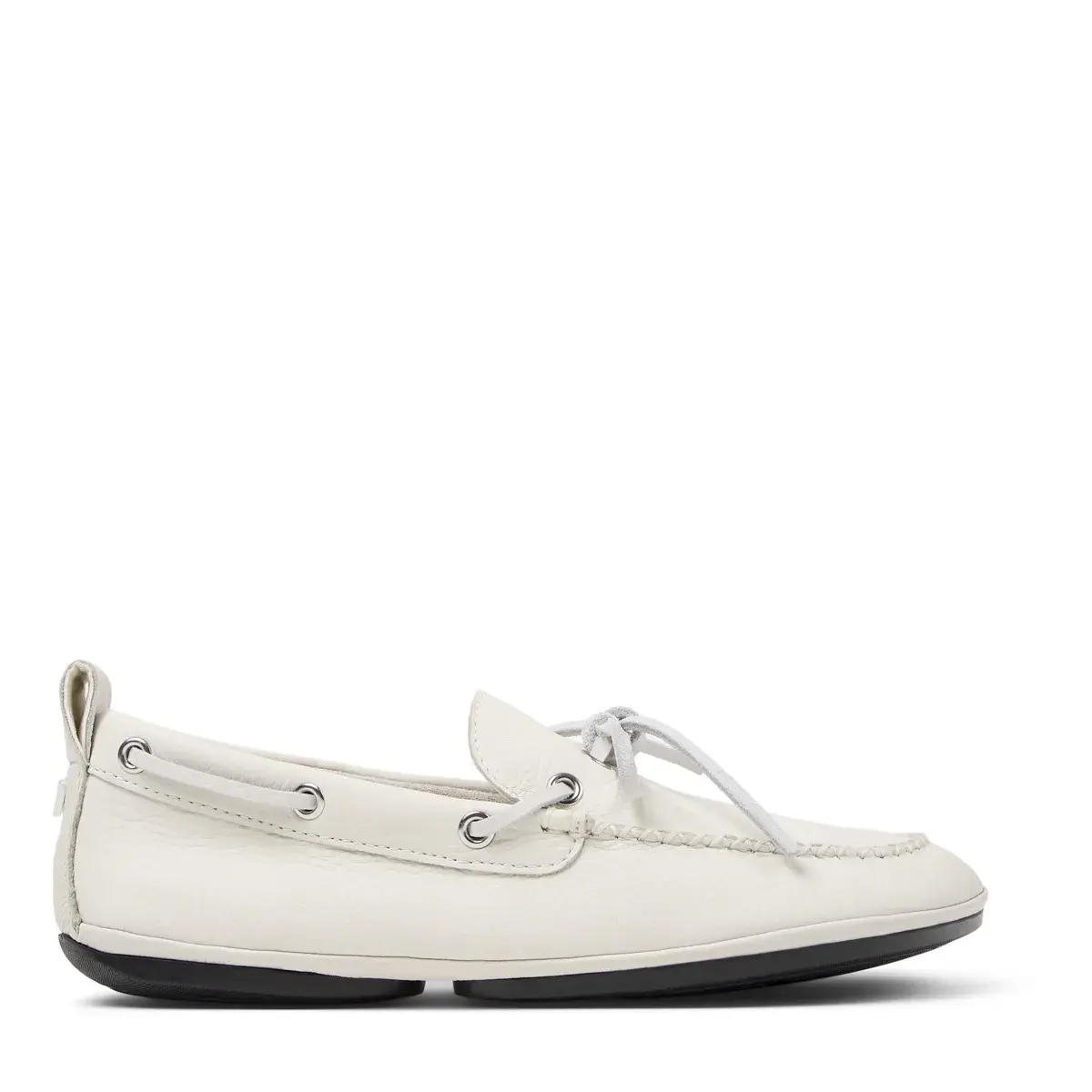 Damen Leder Bootsschuh Ballerinas