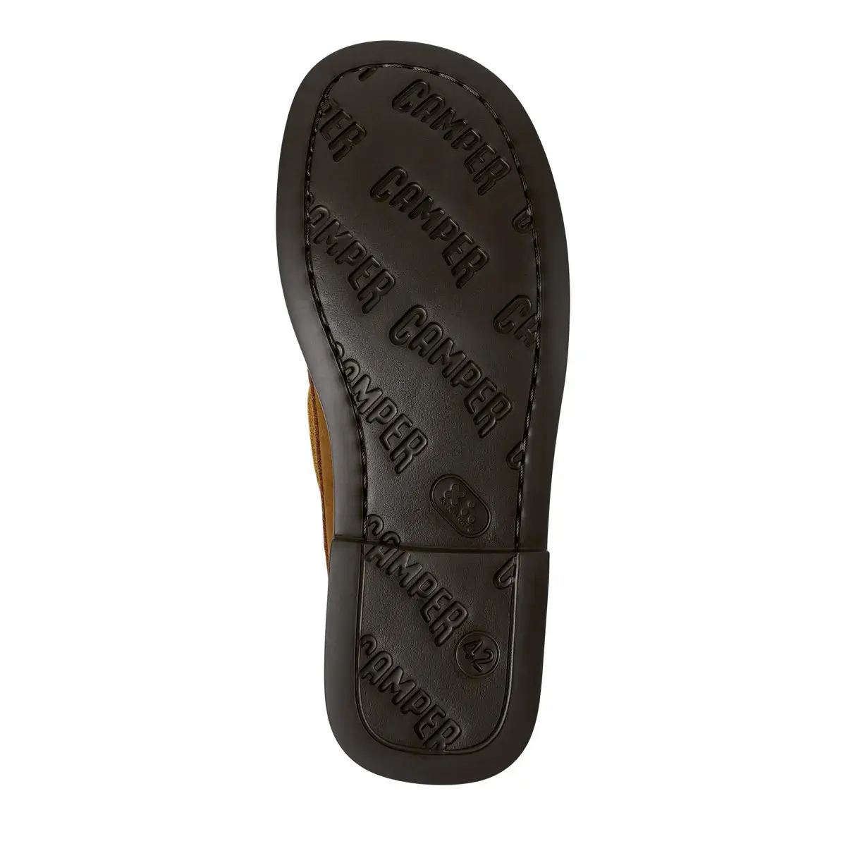 Herren-Bootschuhe aus braunem Leder