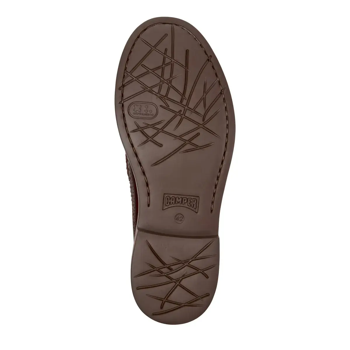 Leder Penny Loafer mit Brogue-Details