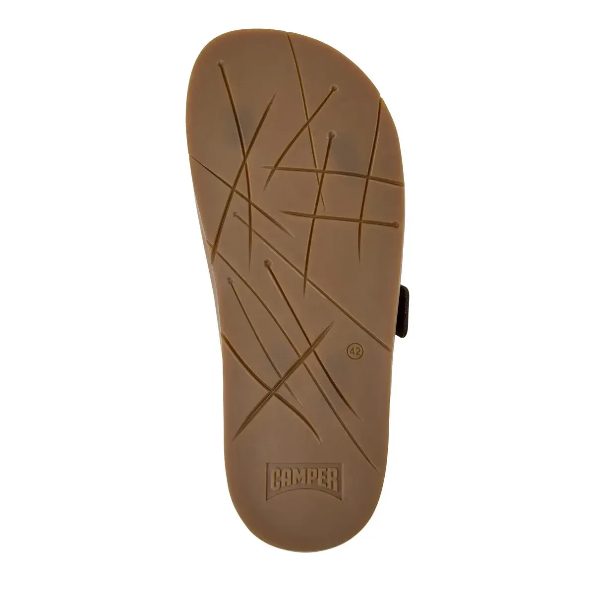 Moderne Ledersandalen mit Schnalle