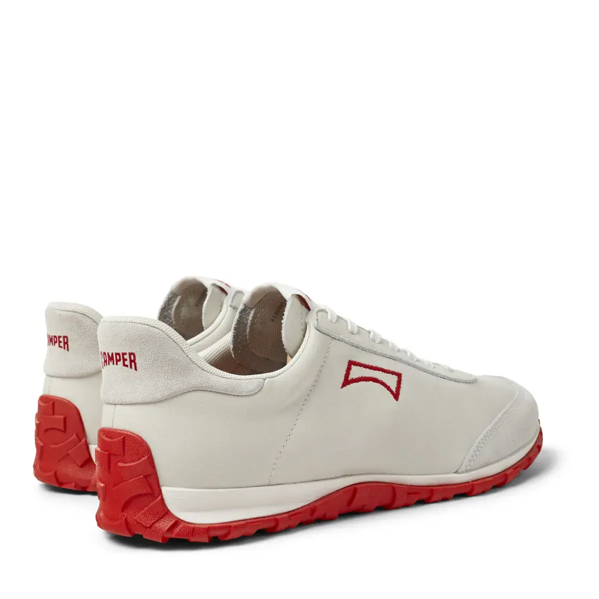 Low-Top Leder-Sneaker mit Gummisohle