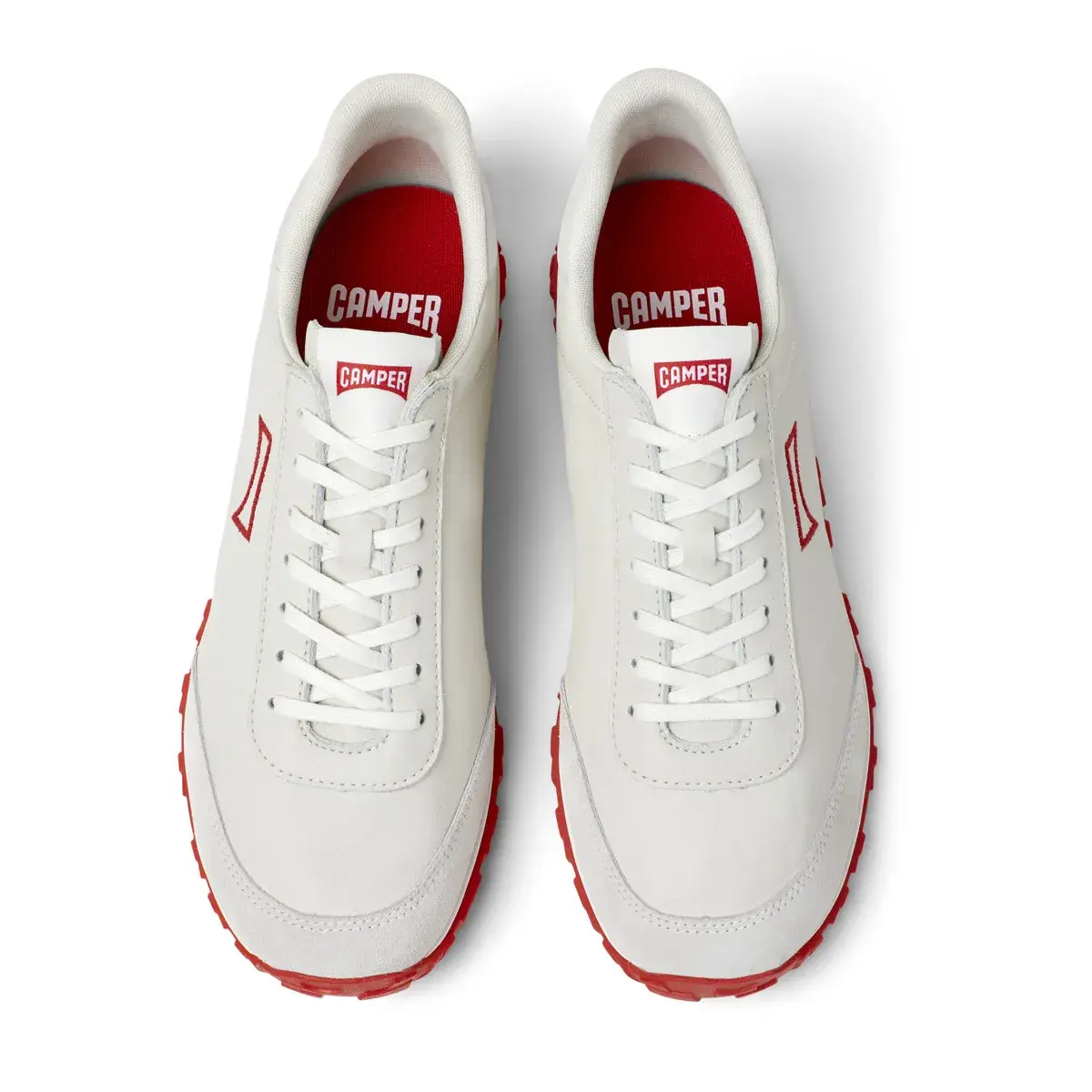 Low-Top Leder-Sneaker mit Gummisohle
