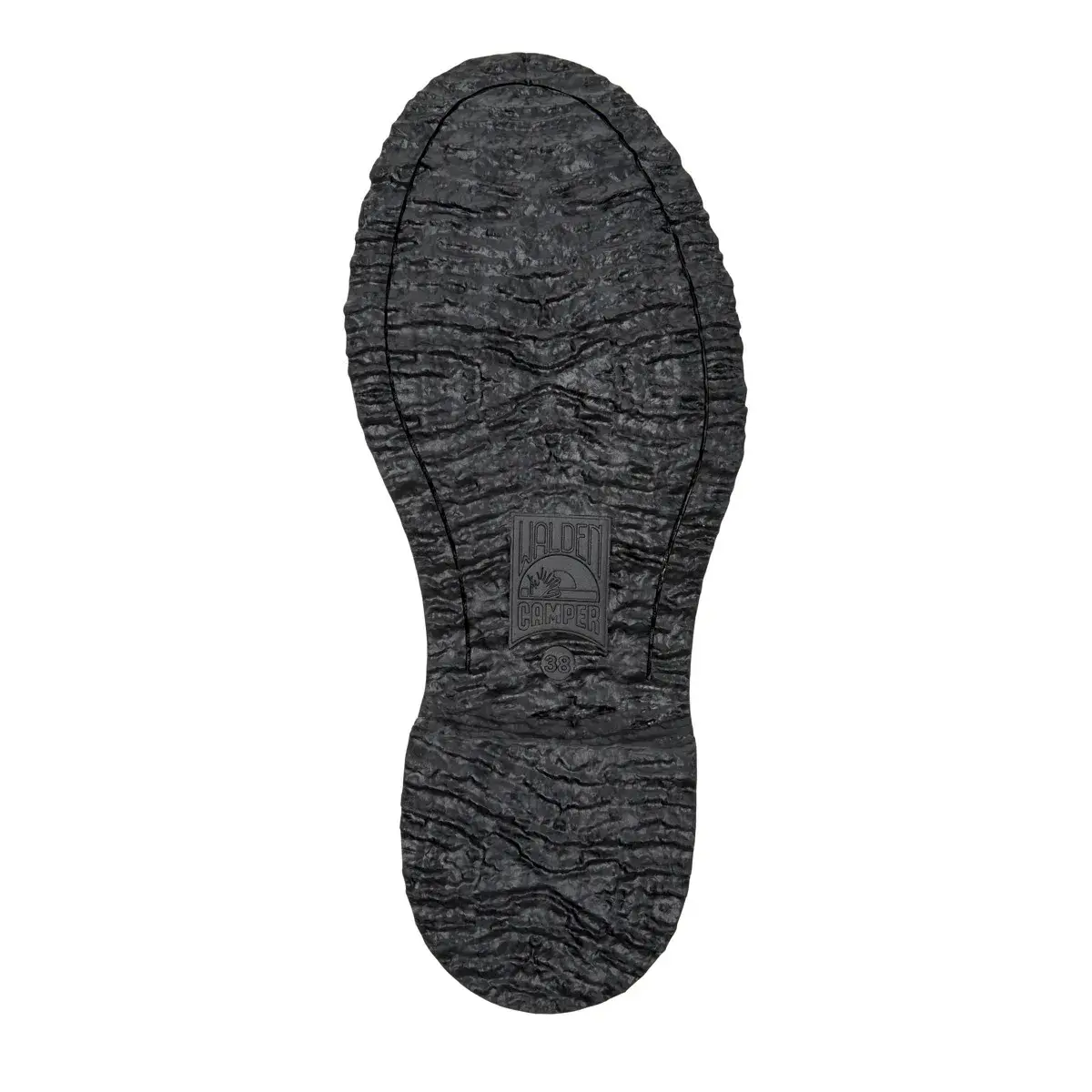 Schwarze Leder Slipper mit Quasten Plateausohle