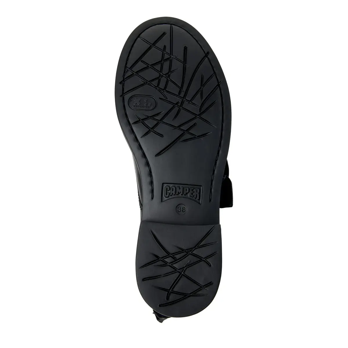Derby-Schuhe aus Leder mit Rüschen