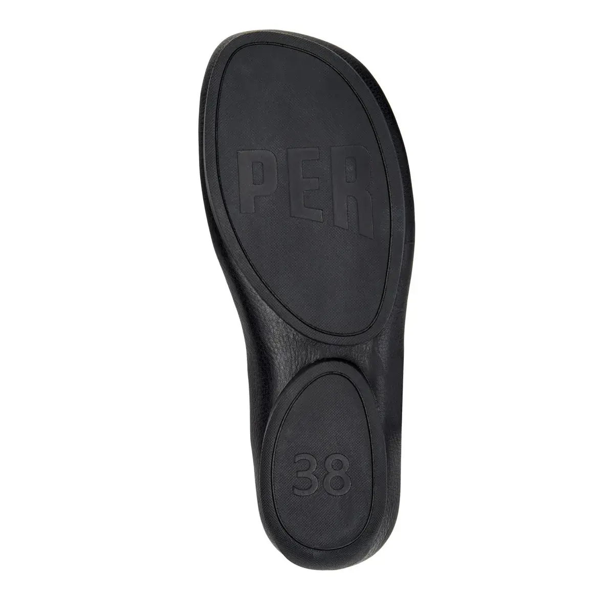 Elegante schwarze Leder-Slingback-Sandalen