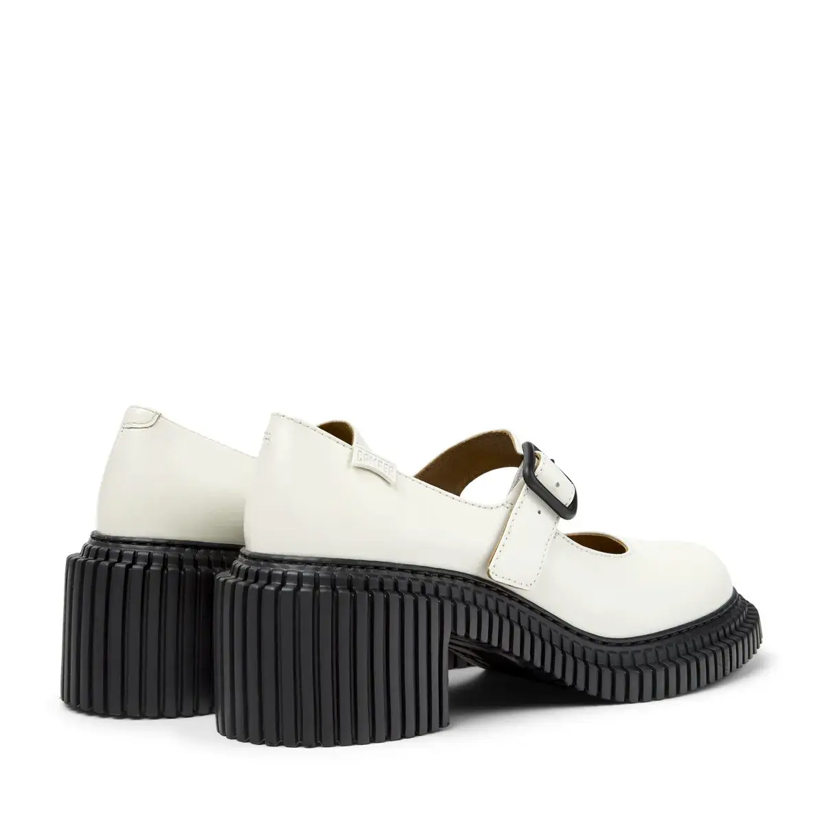 Mary Jane Plateau Pumps mit Blockabsatz