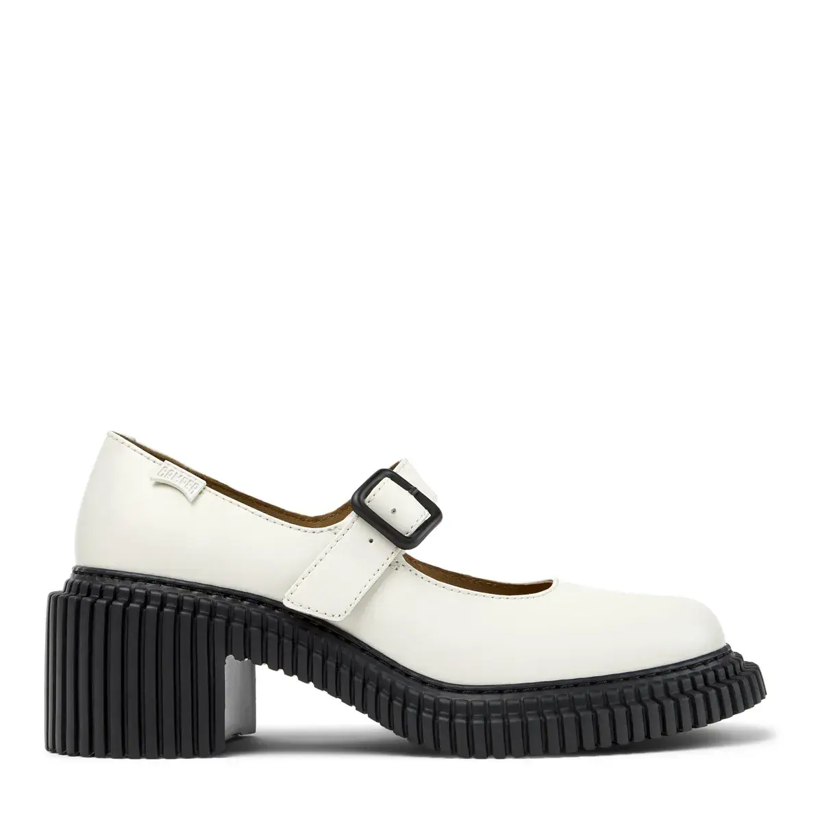 Mary Jane Plateau Pumps mit Blockabsatz